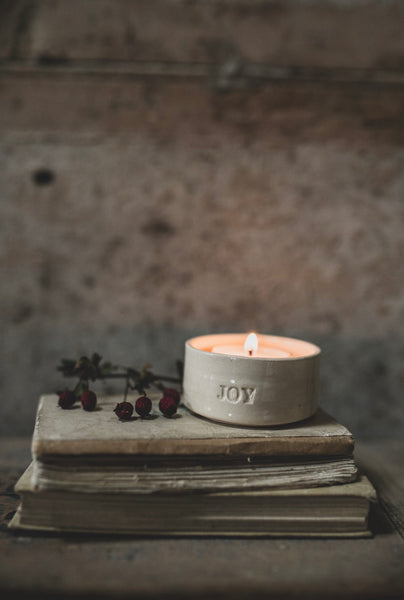 Artisan Hand Made Joy Tea Light Holders