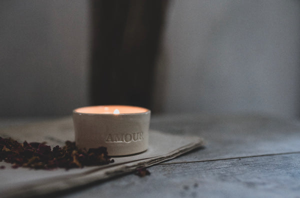 Valentines Artisan Hand Made Amour Tea Light Holders