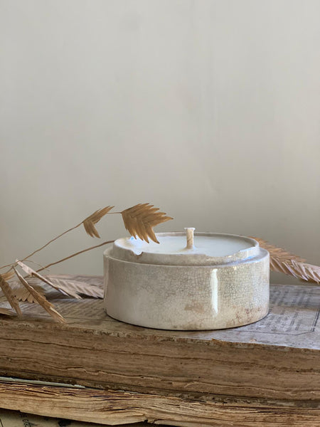 Medium Vintage Paste Pot Candle in Earl Grey & Cucumber