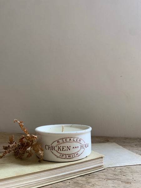 Vintage Seager Pot Candle in Cannabis Flower