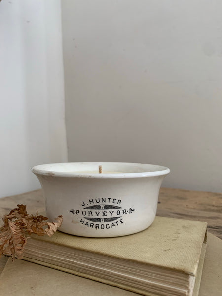 Vintage J Hunter Pot Candle in Earl Grey & Cucumber