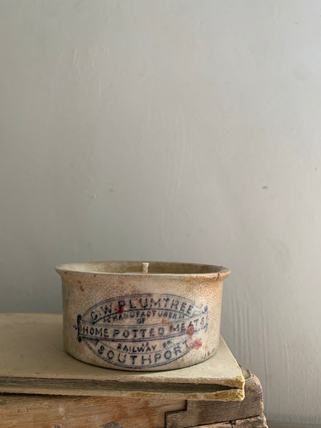 Vintage Plumtree Pot Candle in Cannabis Flower
