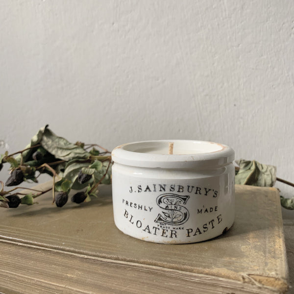 Vintage J Sainsbury’s Pot Candle in Black Tea & Jasmine