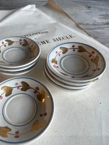 Sweet Mini French Plates