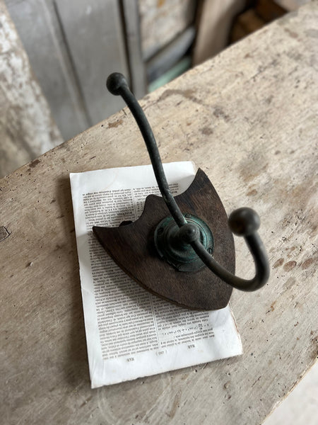 French Vintage Metal Wall Hook