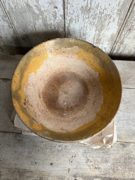 Antique Earthenware Bowl from Provence