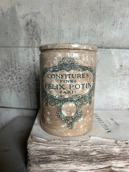 Vintage French Felix Potin Jar