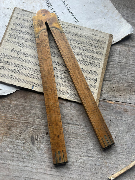 1930s Vintage Rabone Wooden 3ft Rule