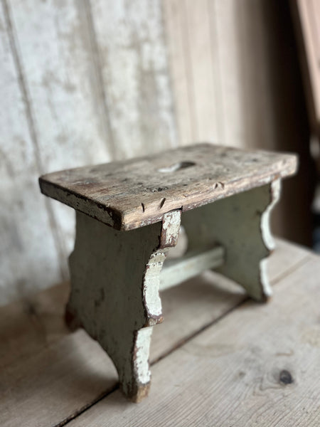 Large Vintage French Stool