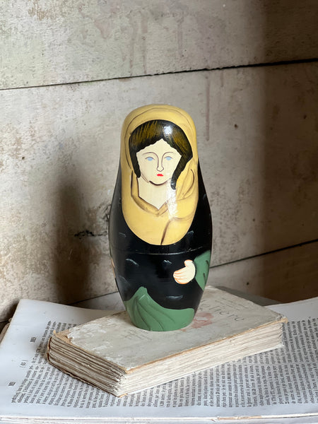 Vintage French Single Russian Doll