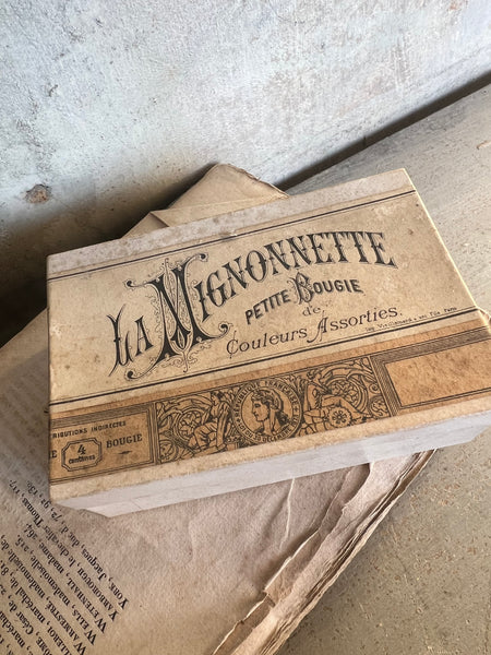 Vintage French Candles Box