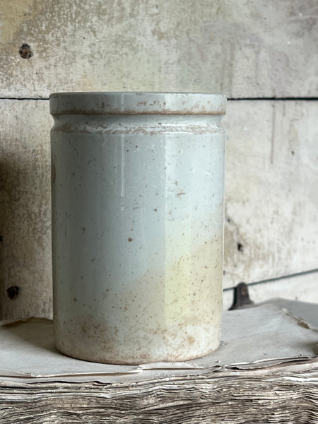 Antique Large Ironstone Confiture Pot