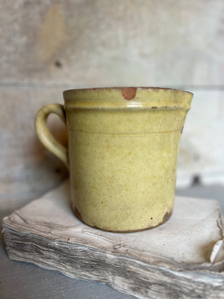 Vintage French Yellow Jug