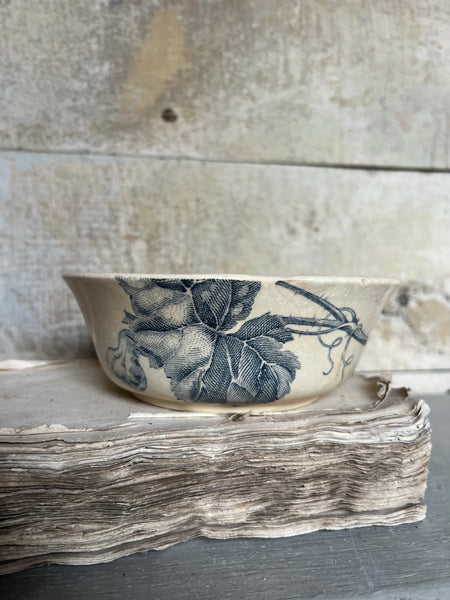 French Buttery Transferware Bowl