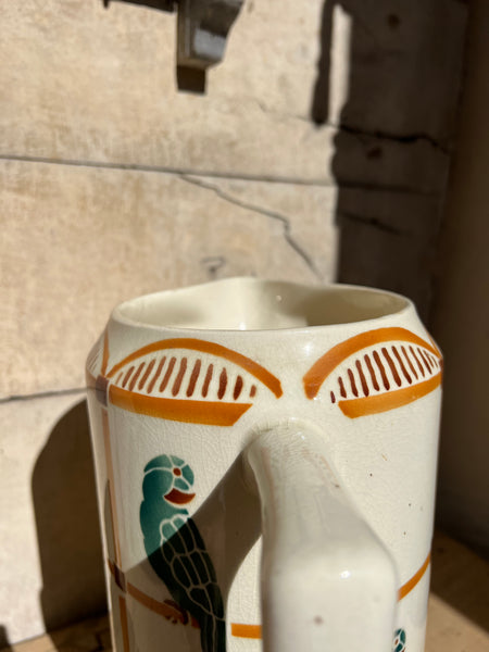 Large French Bird Jug