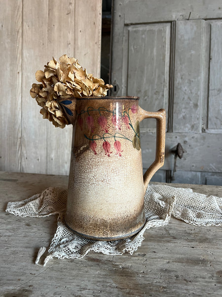 Stunning Large Vintage Crazed Jug