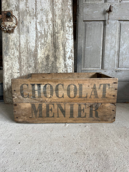 Vintage Chocolat Menier Crate