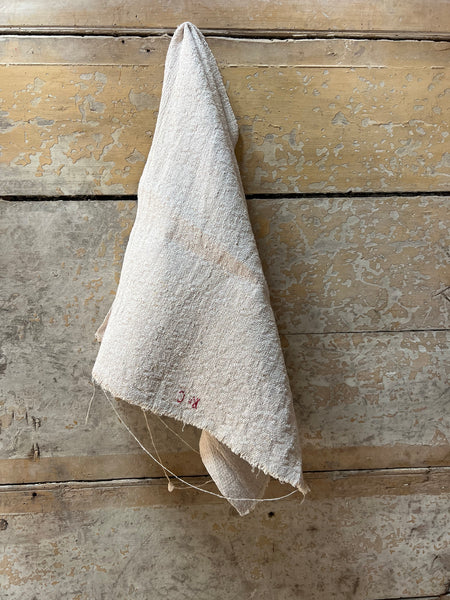 Vintage Textured French Linen