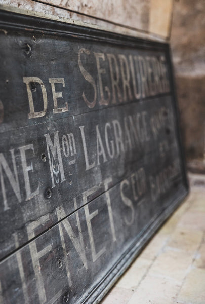 Antique French Sign