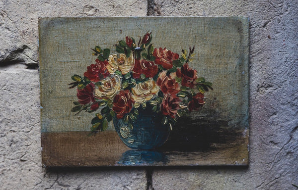 Floral Oil on Board