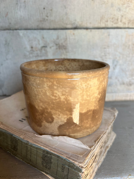 Chunky Gien Buttery Antique Confiture Pot