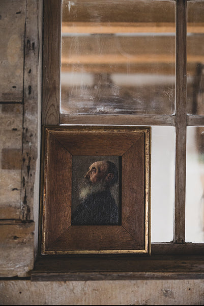 Framed Antique French Portrait