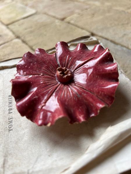 Vintage Clay Flower