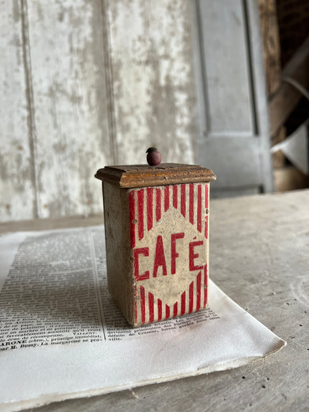 Vintage French Coffee Cannister