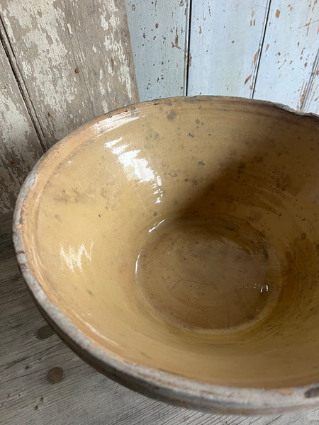 French Earthenware Mixing Bowl