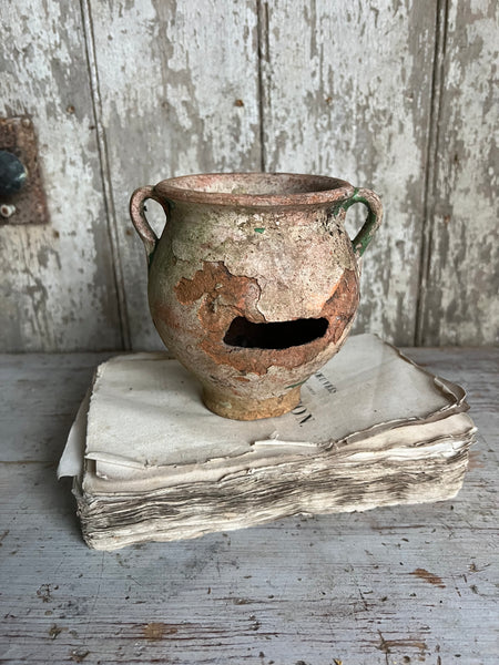 Antique French Confit Jar Large