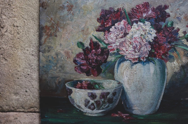 Floral Oil on Board