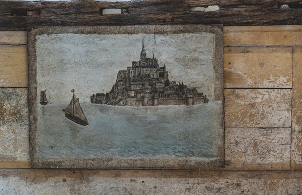 Huge Mont Saint Michel Painting