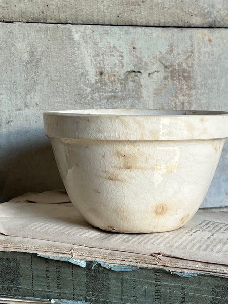 Heavily Crazed Pudding Bowl