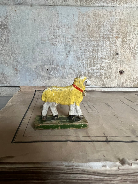 Vintage Wooden Sheep