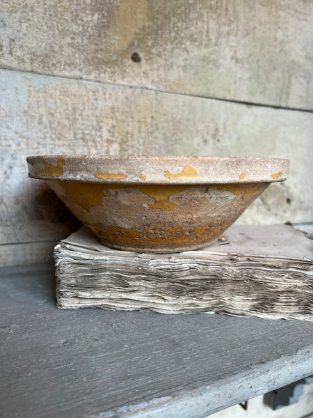 Antique Earthenware Bowl from Provence