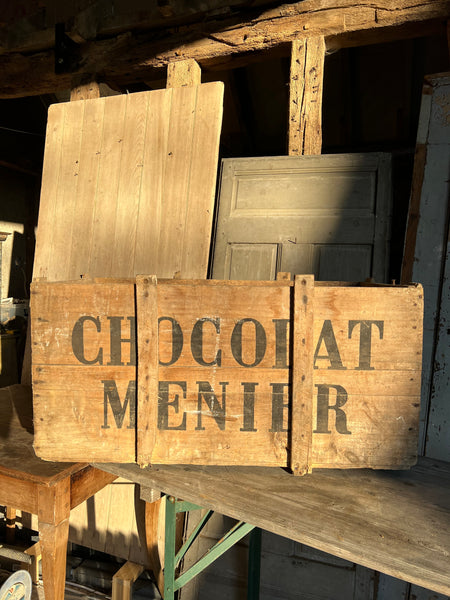 Vintage Chocolat Menier Crate