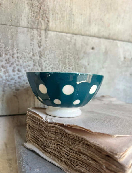 Rustic French Spots Cafe au Lait bowl