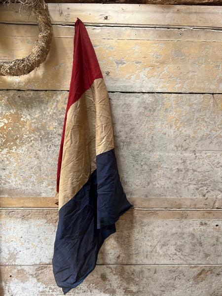 Vintage Rustic French Flag