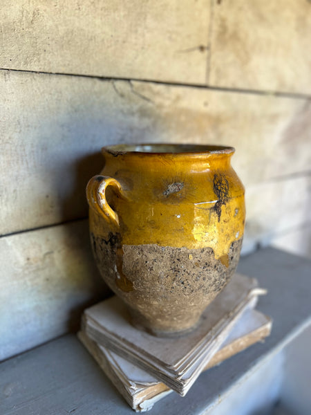 Antique French Confit Jar Large