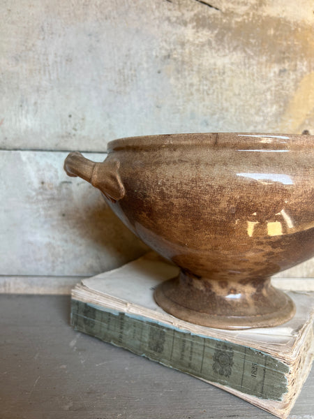 Crazed Vintage French Soupiere