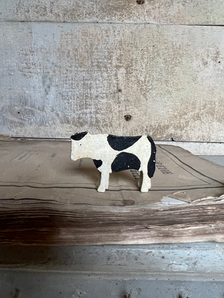 Vintage Wooden Cow