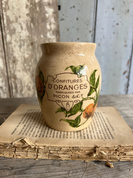 Vintage D’oranges Confit Jar