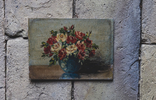Floral Oil on Board