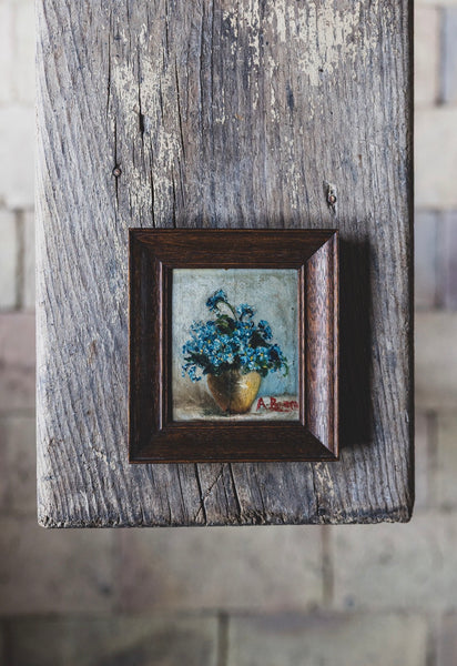 Sweet Framed Floral Oil