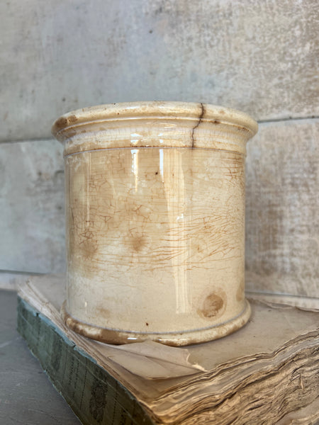 Buttery Antique Apothecary Jar