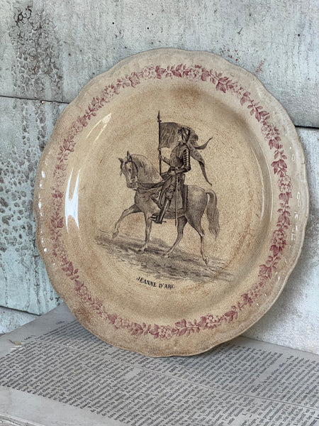 Vintage Joan of Arc Plate