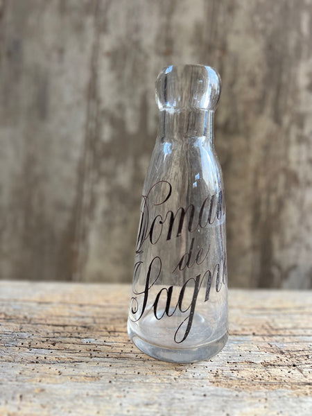 Antique Branded Glass Bottle