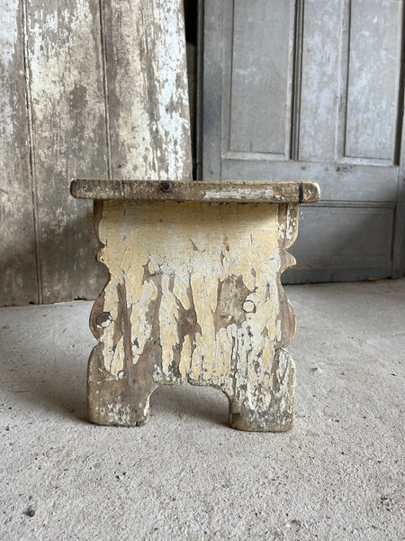 Large Vintage French Stool