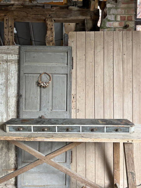 Vintage French Bank of Drawers