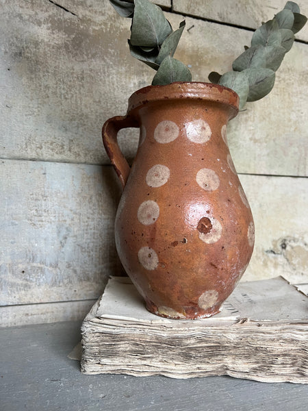 Stunning Small Spotted Pot